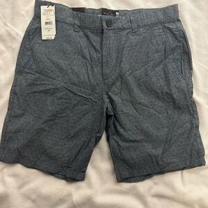 Black Brown 1826 Men's Blue Patterned Shorts